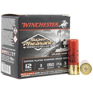 Winchester Ammo Super Pheasant Diamond Grade 12 Gauge 3in #5