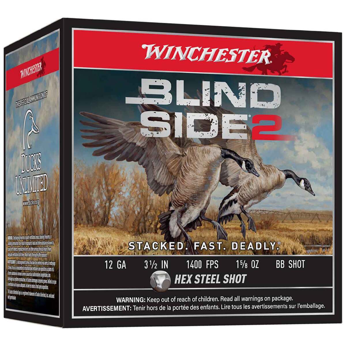Winchester Blind Side 2 12 Gauge 3-1/2in BB 1-5/8oz Waterfowl ...