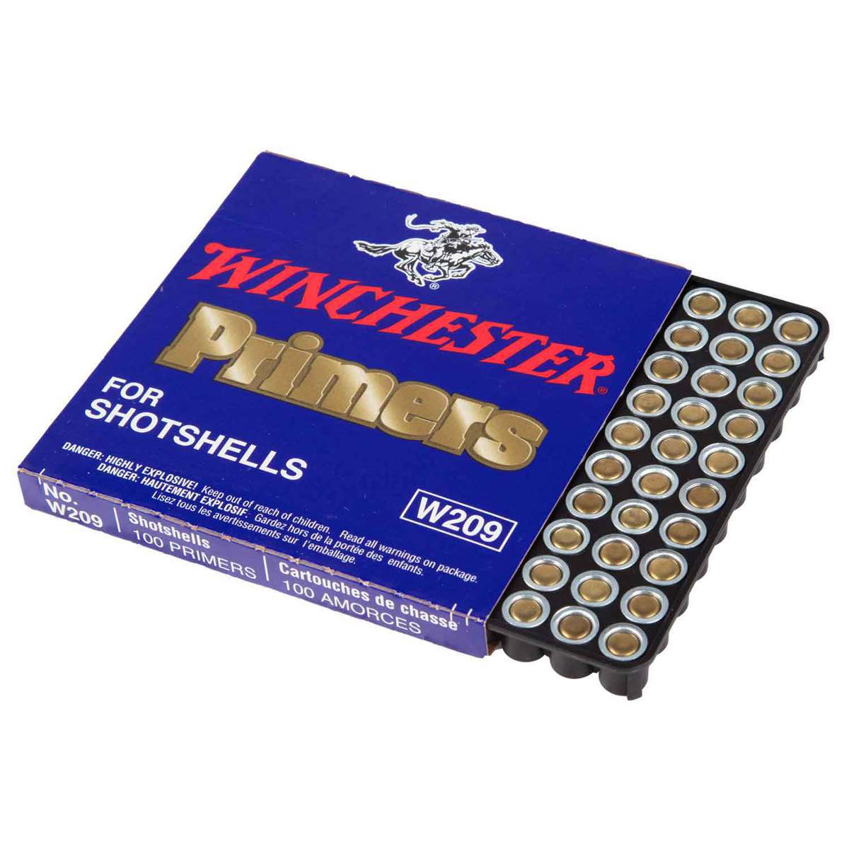 Winchester Boxer #209 Shotshell Primers - 100 Count - 209 Shotshell Winchester Boxer #209 Shotshell Primers - 100 Count - 209 Shotshell