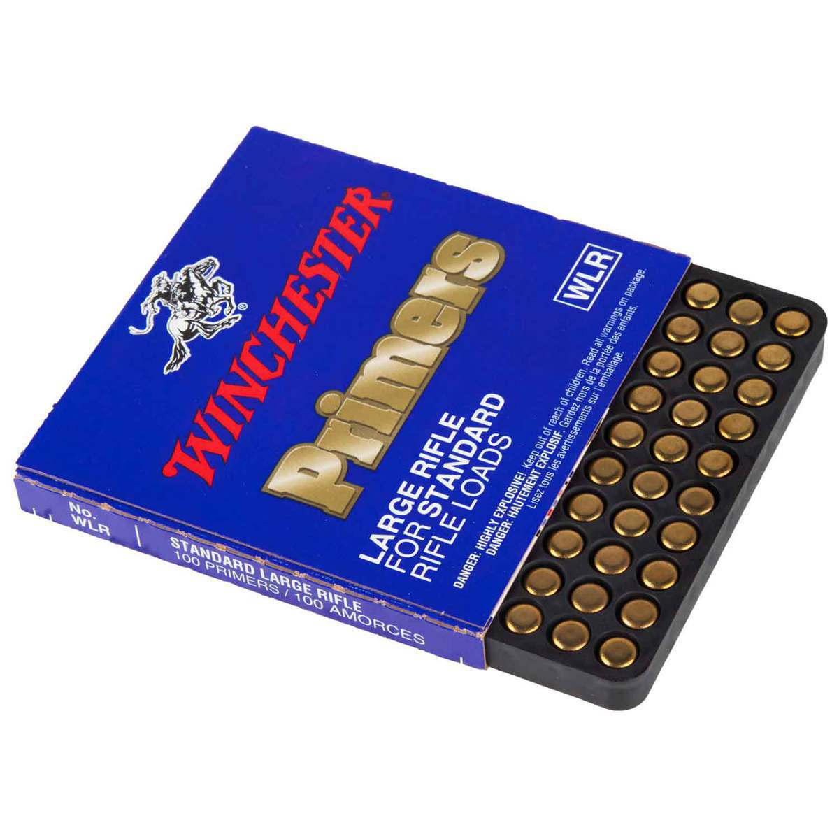 Winchester Boxer #8-1/2 Large Rifle Primers - 100 Count - Large Rifle Winchester Boxer #8-1/2 Large Rifle Primers - 100 Count - Large Rifle