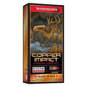 Winchester Copper Impact 350 Legend 150gr Extreme Point Rifle Ammo - 20 Rounds