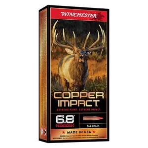 Winchester Copper Impact 6.8mm Western 162gr Extreme Point Rifle Ammo - 20 Rounds