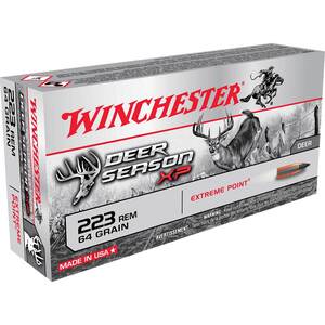 Winchester Deer Season XP 223 Remington 64gr Extreme Point Rifle Ammo - 20 Rounds