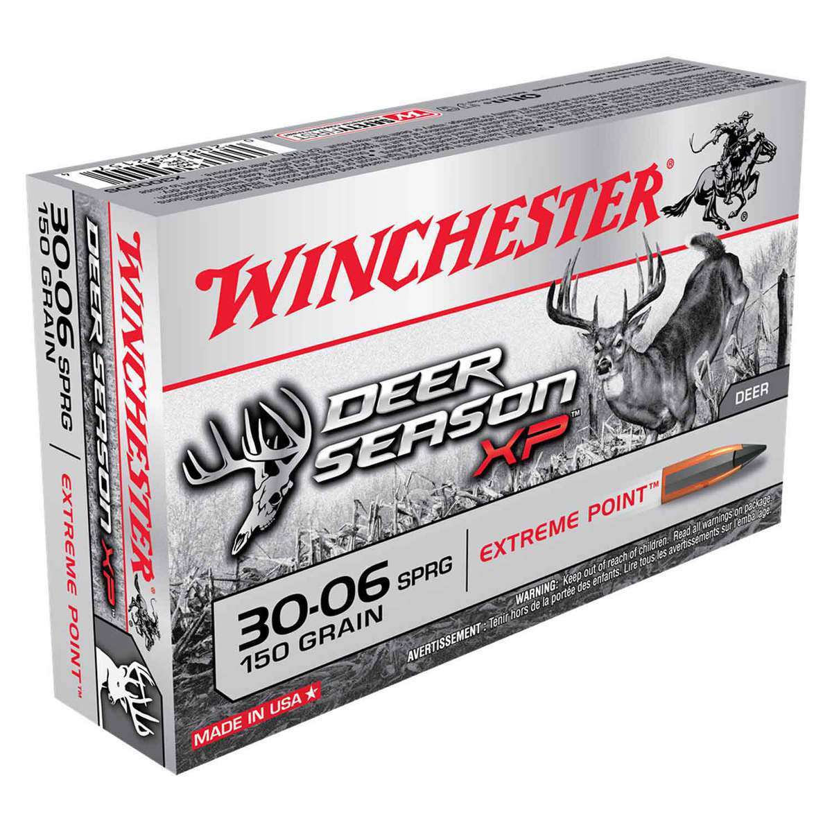 Winchester Deer Season XP 30-06 Springfield 150gr XP Rifle Ammo - 20 Rounds Winchester Deer Season XP 30-06 Springfield 150gr XP Rifle Ammo - 20 Rounds
