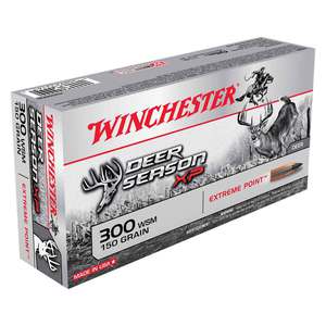 Winchester Deer Season XP 300 WSM (Winchester Short Mag) 150gr XP Rifle Ammo - 20 Rounds