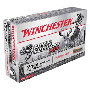 Winchester Deer Season XP 7mm Remington Magnum 140gr XP Rifle Ammo - 20 Rounds