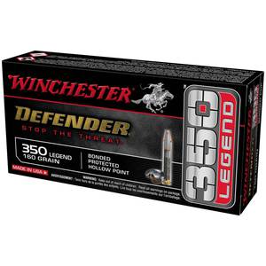 Winchester Defender 350 Legend 160gr BPHP Rifle Ammo - 20 Rounds