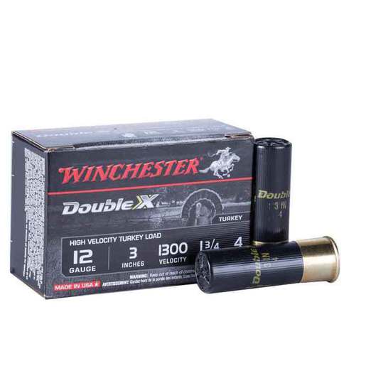 Winchester Double X High Velocity 12 Gauge 3.5in #5 2oz Turkey Shotshells – 10 Rounds – #5