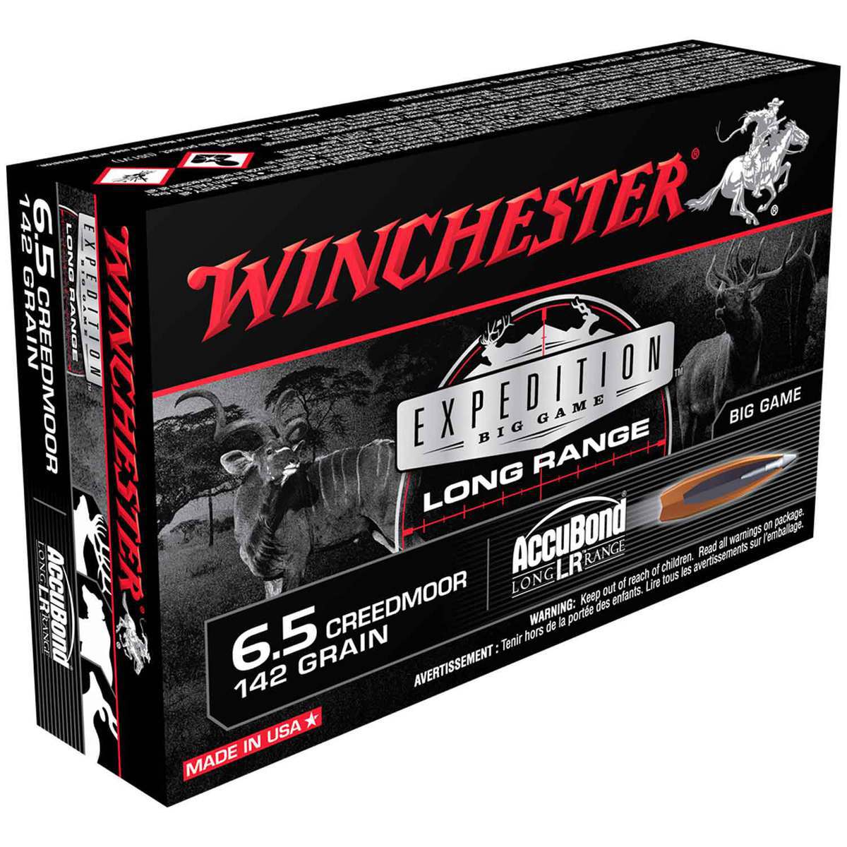 Winchester Expedition Big Game Long Range 6.5 Creedmoor 142gr Accubond