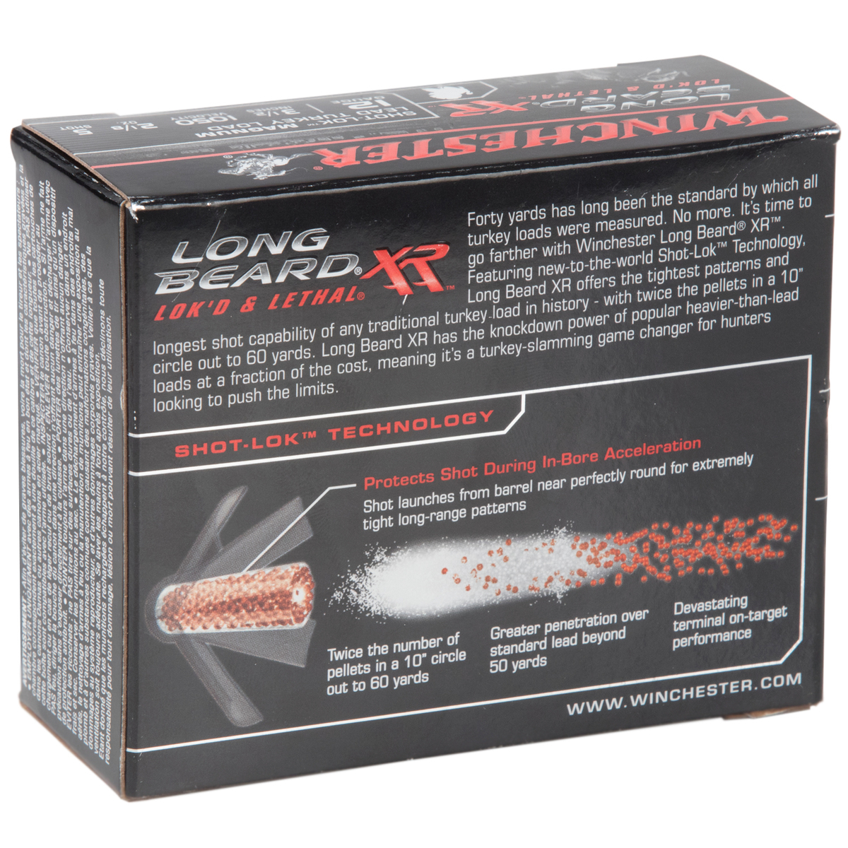 Winchester Long Beard XR 12 Gauge 3.5in 2-1/8 oz Turkey Shotshells - 10 Rounds Winchester Long Beard XR 12 Gauge 3.5in 2-1/8 oz Turkey Shotshells - 10 Rounds