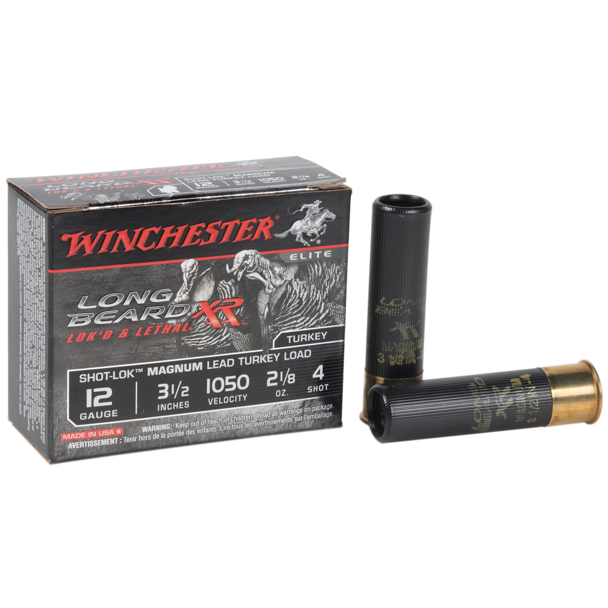 Winchester Long Beard XR 12 Gauge 3.5in 2-1/8 oz Turkey Shotshells Winchester Long Beard XR 12 Gauge 3.5in 2-1/8 oz Turkey Shotshells