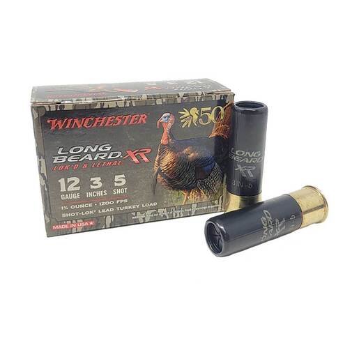 Winchester Long Beard XR 12 Gauge 3in #5 1-3/4oz Shotshells – 10 Rounds – #5