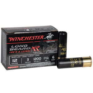 Winchester Long Beard XR Shot-Lok Turkey 12 Gauge 3in #6 1-