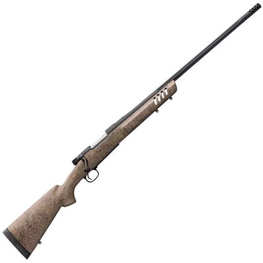 Winchester M70 Long Range MB Tan Black Spider Web Bolt Action Rifle - 6.5 Creedmoor - 24in - Tan/Black image