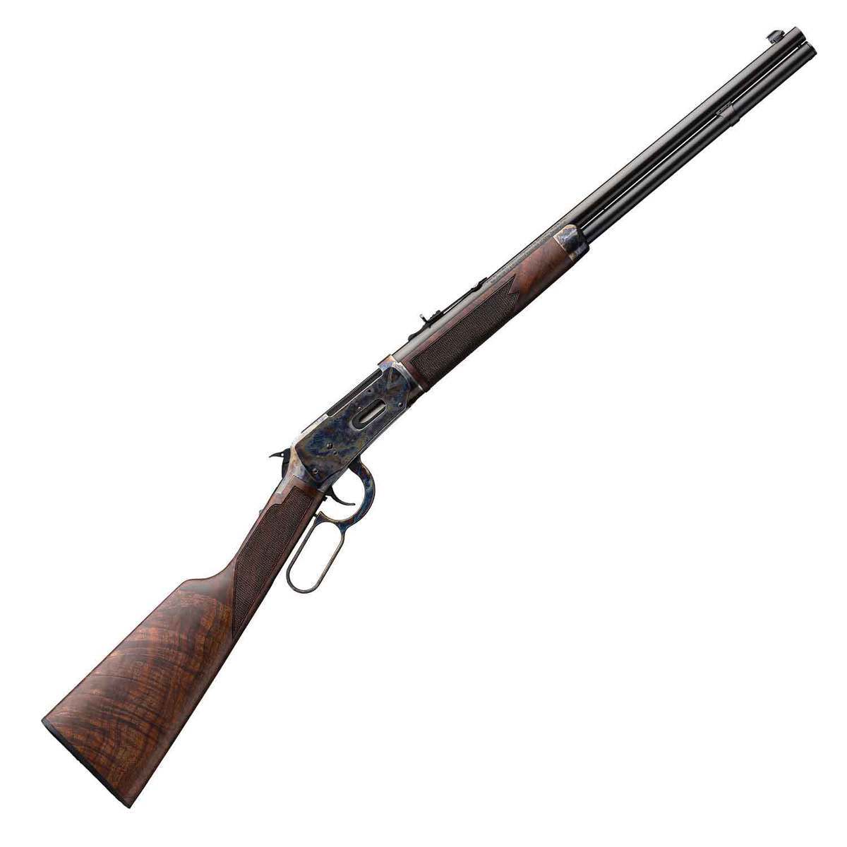 Winchester Model 1894 Deluxe Short Walnut/Case Hardened Lever Action Rifle - 30-30 Winchester - 20in - Grade V/VI Oiled Black Walnut Winchester Model 1894 Deluxe Short Walnut/Case Hardened Lever Action Rifle - 30-30 Winchester - 20in - Grade V/VI Oiled Black Walnut