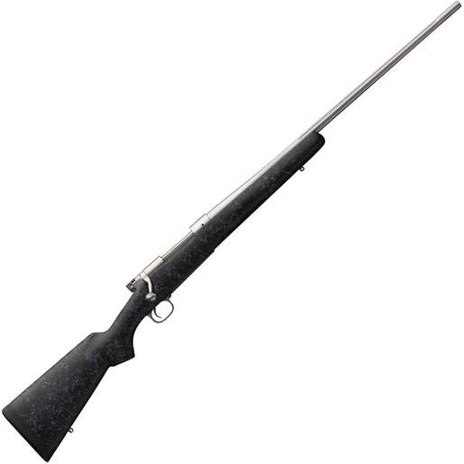 Winchester Model 70 Extreme Weather Black/Stainless Bolt Action Rifle - 243 Winchester - Black With Gray Webbing image