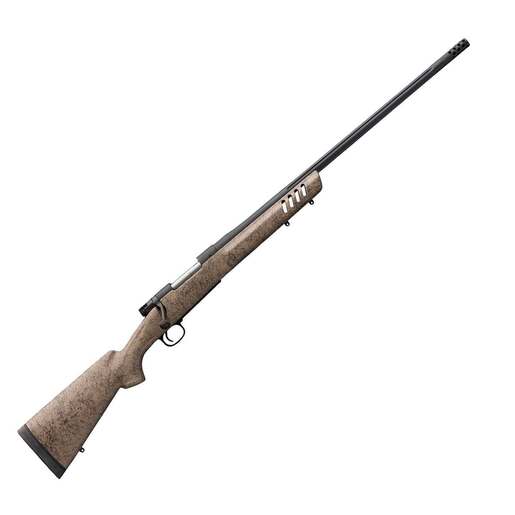 Winchester Model 70 Long Range MB Matte Blued Bolt Action Rifle - 300 WSM (Winchester Short Mag) - 24in - Tan image