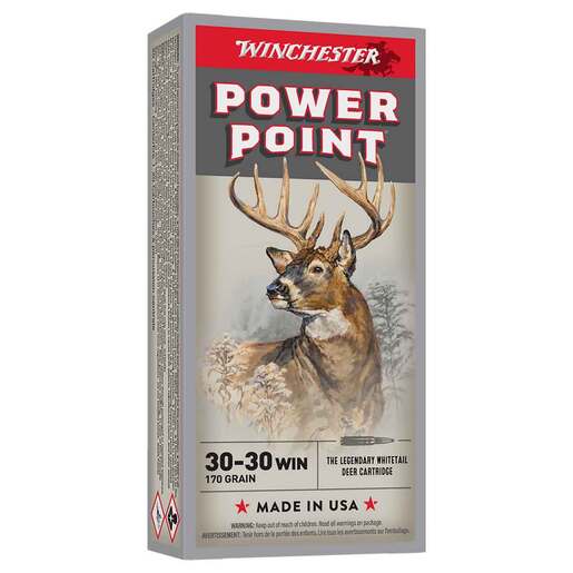 Winchester Power Point 30-30 Winchester 170gr PP Rifle Ammo Ammo - 20 Rounds 20 Rounds Ammo