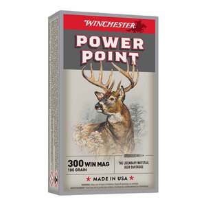 Winchester Power-Point 300 Winchester Magnum 180gr Power Point Rifle Ammo - 20 Rounds