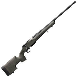Winchester Renegade Long Range SR With Threaded Barrel Black/Green With Black Splatter Bolt Action Rifle - 6.8mm Western - 24in