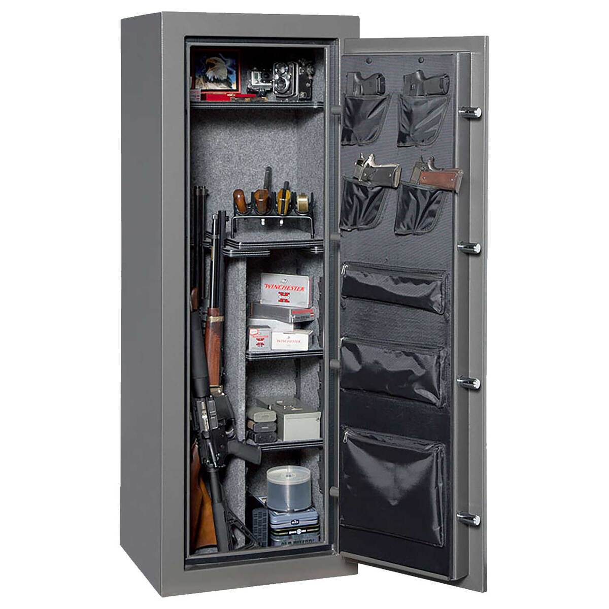 Winchester Safes Bandit 18 Gun Safe - Gunmetal - Gunmetal Winchester Safes Bandit 18 Gun Safe - Gunmetal - Gunmetal