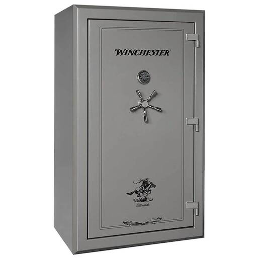 Winchester Safes Silverado 51 Gun Safe – Gunmetal – Gray
