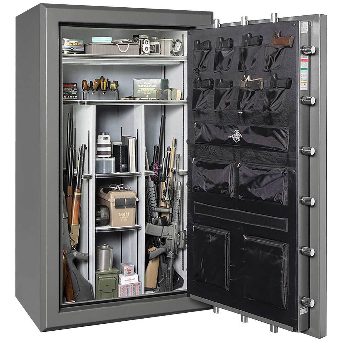 Winchester Safes Silverado 51 Gun Safe - Gunmetal - Gunmetal Winchester Safes Silverado 51 Gun Safe - Gunmetal - Gunmetal