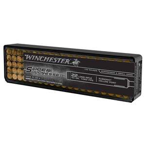 Winchester Super Suppressed 22 Long Rifle 40gr SHP Rimfire Ammo - 100 Rounds
