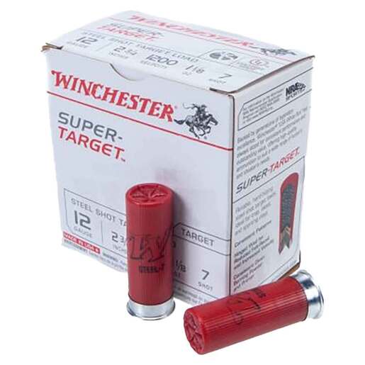 Winchester Super Target 12 Gauge 2-3/4in #7.5 1-1/8oz Target Shotshells – 200 Rounds – #7.5