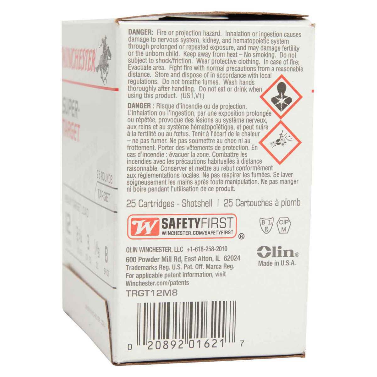 Winchester Super Target 12 Gauge 2-3/4in #8 1-1/8oz Heavy Target Shotshells - 25 Rounds Winchester Super Target 12 Gauge 2-3/4in #8 1-1/8oz Heavy Target Shotshells - 25 Rounds