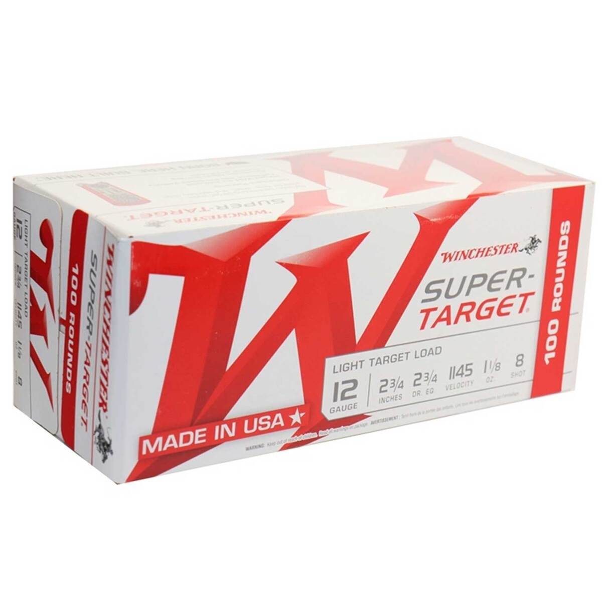 Win Target Winchester Super Target Value Pack 12 Gauge 2-3/4in #8 1-1/8oz Target ...