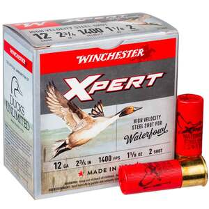 Winchester Super-X 12 Gauge 2-3/4in 1-1/8oz #2 Waterfowl Shotshells - 25 Rounds