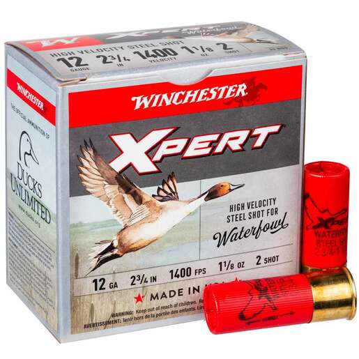 Winchester Super-X 12 Gauge 2-3/4in 1-1/8oz #2 Waterfowl Shotshells Ammo - 25 Rounds Ammo - #2 25 Rounds - #2 Ammo