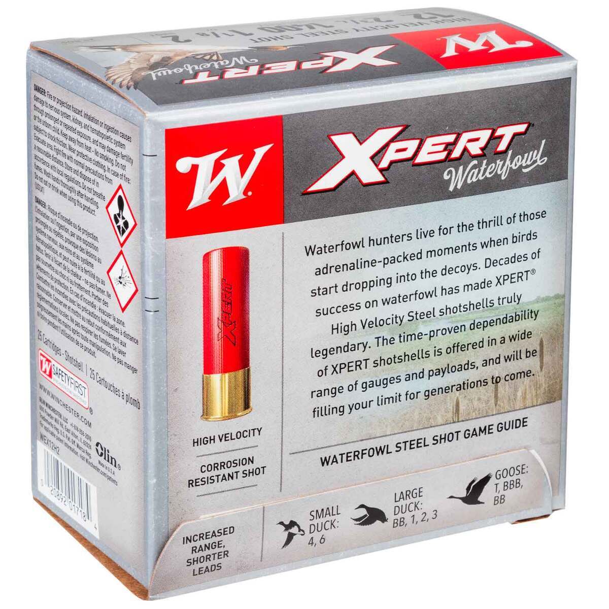 Winchester Super-X 12 Gauge 2-3/4in 1-1/8oz #2 Waterfowl Shotshells - 25 Rounds Winchester Super-X 12 Gauge 2-3/4in 1-1/8oz #2 Waterfowl Shotshells - 25 Rounds