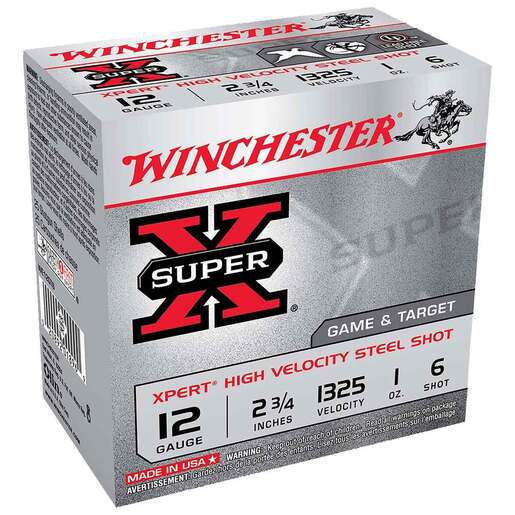 Winchester Super X 12 Gauge 2-3/4in #6 1oz Target Shotshells – 100 Rounds