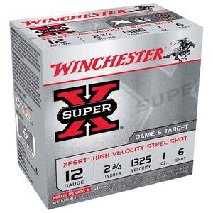Winchester Super X 12 Gauge 2-3/4in #6 1oz Target Shotshells - 100 Rounds