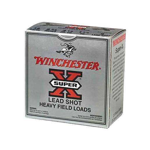 Winchester Super-X 20 Gauge 2-3/4in #7.5 7/8oz Shotshells Ammo - 25 Rounds Ammo - #7.5 25 Rounds - #7.5 Ammo