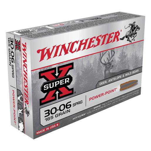 Winchester Super-X 30-06 Springfield 165gr PP Rifle Ammo Ammo - 20 Rounds 20 Rounds Ammo