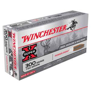 Winchester Super-X 300 Savage 150gr PP Rifle Ammo - 20 Rounds