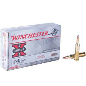 Winchester Super-X 325 WSM (Winchester Short Mag) 220gr PP Rifle Ammo - 20 Rounds