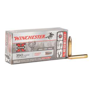 Winchester Super X 350 Legend 180gr Power Point Rifle Ammo - 20 Rounds Winchester Super X 350 Legend 180gr Power Point Rifle Ammo - 20 Rounds