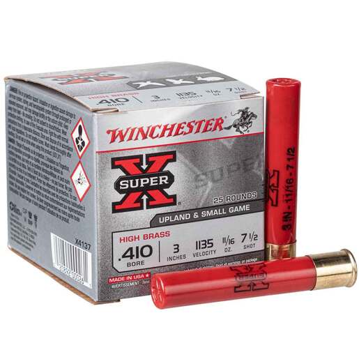 Winchester Super-X 410 Gauge Shotshells – #7.5