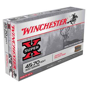 Winchester Super-X 45-70 Government 300gr JHP Rifle Ammo - 20 Rounds