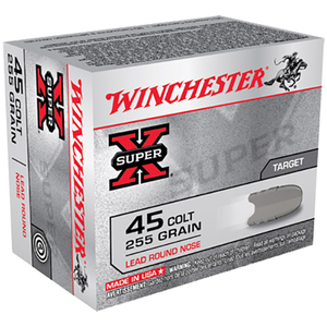 Winchester Super X 45 (Long) Colt 255gr RNL Handgun Ammo - 20 Rounds