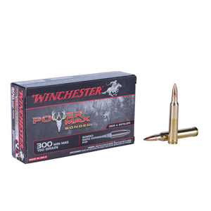Winchester Super X Power Max Bonded 300 Winchester Magnum 150gr PHP Rifle Ammo - 20 Rounds