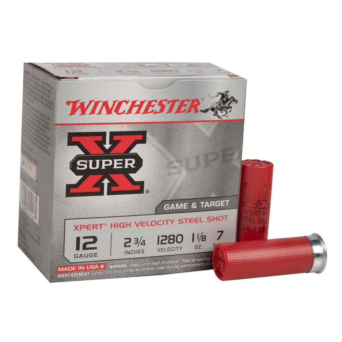 Winchester Super-X Xpert 12 Gauge 2-3/4in #7 1-1/8oz Target Shotshells - 25 Rounds Winchester Super-X Xpert 12 Gauge 2-3/4in #7 1-1/8oz Target Shotshells - 25 Rounds