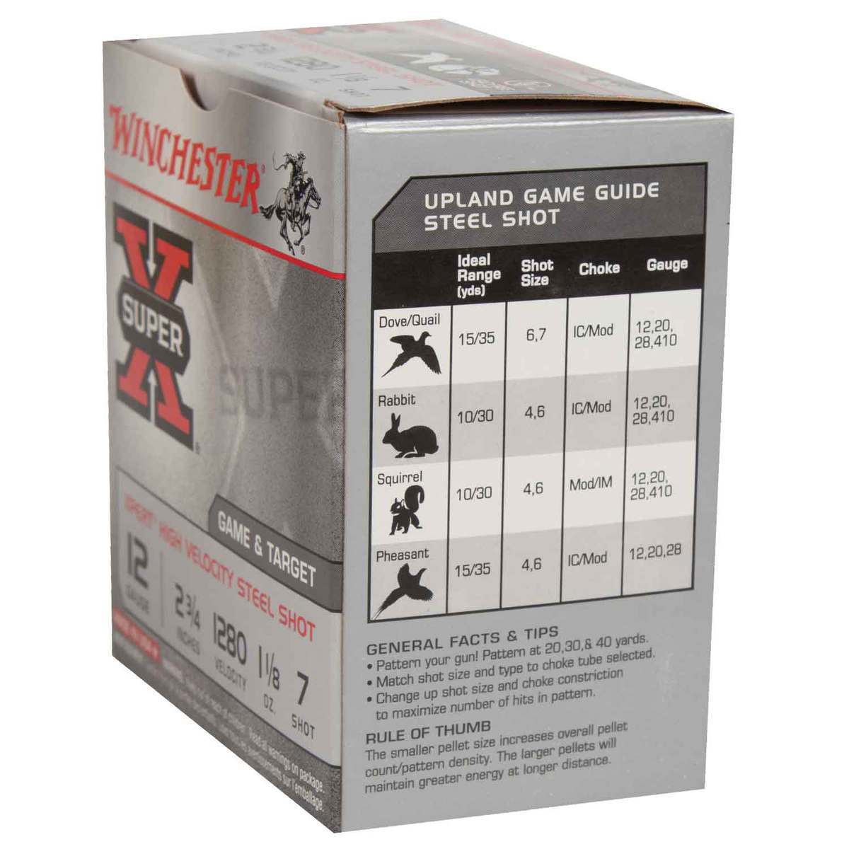 Winchester Super-X Xpert 12 Gauge 2-3/4in #7 1-1/8oz Target Shotshells - 25 Rounds Winchester Super-X Xpert 12 Gauge 2-3/4in #7 1-1/8oz Target Shotshells - 25 Rounds