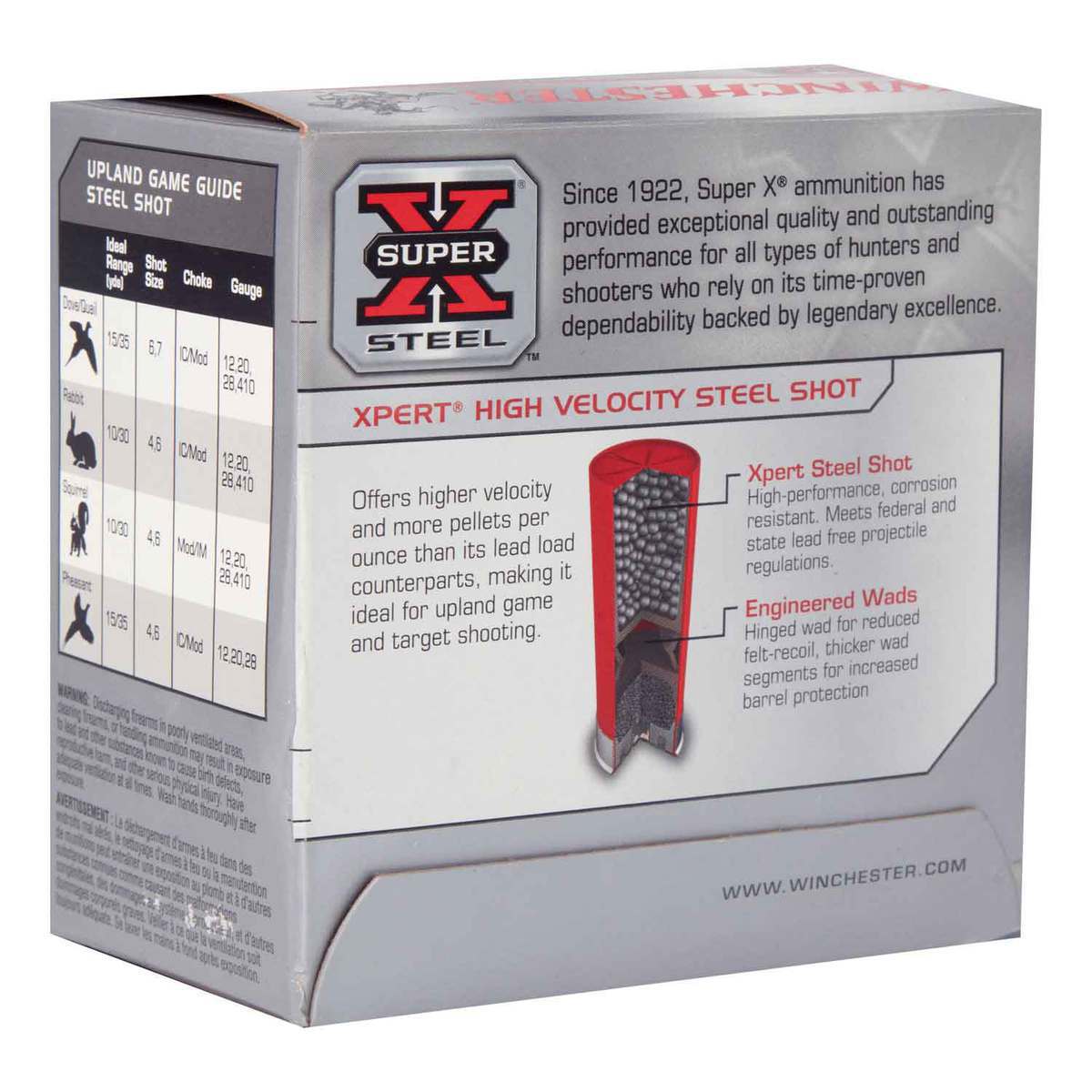 Winchester Super X Xpert High Velocity 12ga 2-3/4in #7 1oz Shotshells - 25 Rounds Winchester Super X Xpert High Velocity 12ga 2-3/4in #7 1oz Shotshells - 25 Rounds