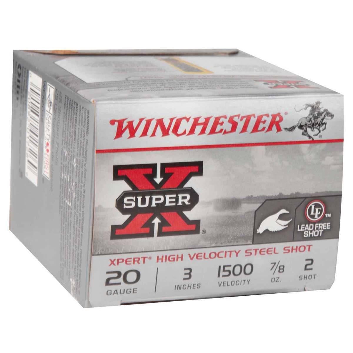 Winchester Super-X Xpert High Velocity 20 Gauge 3in #2 7/8oz Waterfowl Shotshells - 25 Rounds Winchester Super-X Xpert High Velocity 20 Gauge 3in #2 7/8oz Waterfowl Shotshells - 25 Rounds