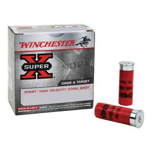 Winchester Super X Xpert High Velocity 20 Gauge 3-1/2in #4 7/8oz Steel Shotshells - 100 Rounds